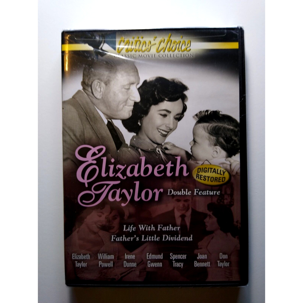 Elizabeth Taylor Double Feature DVD Life with Father / Father's Little Dividend